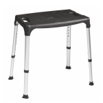 SecuCare Douchestoel Quattro verstelbaar zwart