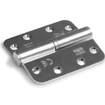 SKG3 Kogelstift paumelle ronde hoek 89x89 mm links staal verzinkt