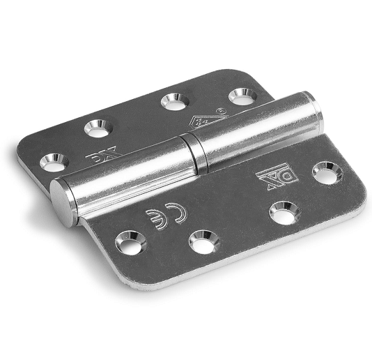 SKG3 Kogelstift paumelle ronde hoek 89x89 mm links staal verzinkt