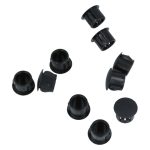 10 Afdekkapjes voor deurkozijnen 11,1 X 13,5 zwart