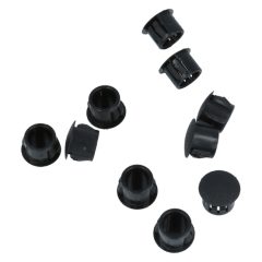 10 Afdekkapjes voor deurkozijnen 11,1 X 13,5 zwart