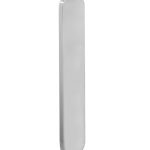 Intersteel schild XL ovaal 278x40x10mm geheel blind rvs