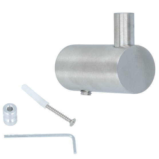 Kapstokhaak Ø19 X 43 mm rvs - Afbeelding 3