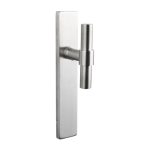 Lavuzo deurklink Pesaro rvs met rechthoekig schild blind