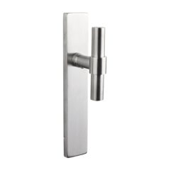 Lavuzo deurklink Pesaro rvs met rechthoekig schild blind