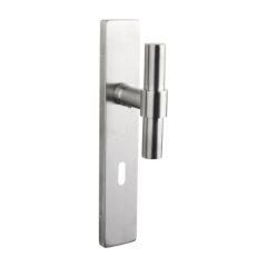 Lavuzo deurklink Pesaro rvs met rechthoekig schild SL72