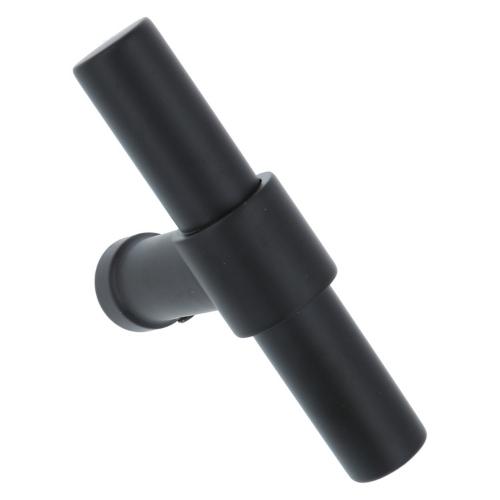 Lavuzo deurklink Pesaro zwart met rechthoekig schild SL56 - Afbeelding 6