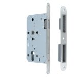 Cilinder dag/nacht slot PC72 magnetisch inclusief sluitplaat 20x235mm rvs voorplaat