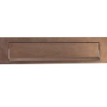 Briefplaat rechthoekig Mi Satori messing antiek brons