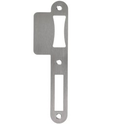 Sluitplaat lange lip 48 mm tonrolslot rvs