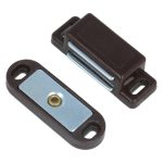 Magneetsnapper 4 kg kunststof tegenplaat bruin