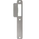 Sluitplaat korte lip 39 mm loopslot rvs