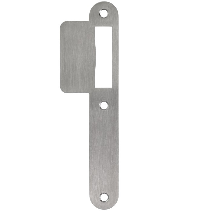 Sluitplaat lange lip 48 mm loopslot rvs