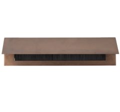 Tochtklep rechthoekig Mi Satori messing antiek brons