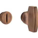 WC olive 5-8 mm Piatto messing antiek brons