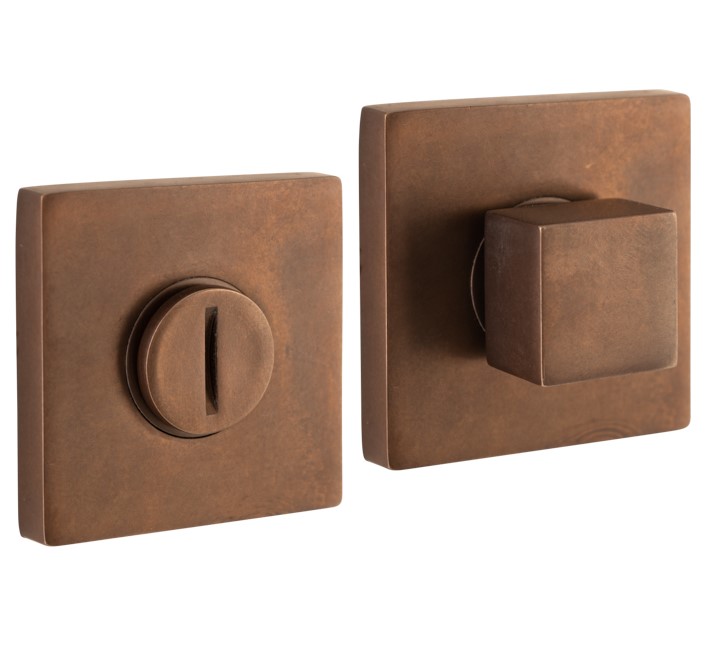 WC-Sluiting 5-8 mm Bauhaus verdekt messing antiek brons