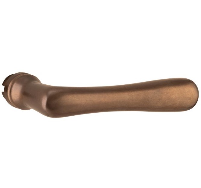 Deurklink Linea messing antiek brons