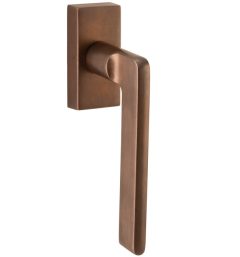 Draaikiepgarnituur Piatto/Bauhaus messing antiek brons