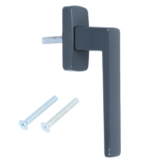 Draaikiepgarnituur Recht Model Aluminium grijs - Afbeelding 4