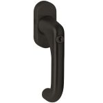 Draaikiepgarnituur Uno afsluitbaar SKG2 zwart