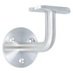 Leuninghouder opschroevend hol zadel rvs