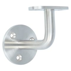 Leuninghouder opschroevend vlak zadel rvs