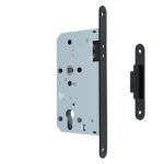 Loopslot magnetisch inclusief sluitplaat 20x235mm zwarte voorplaat