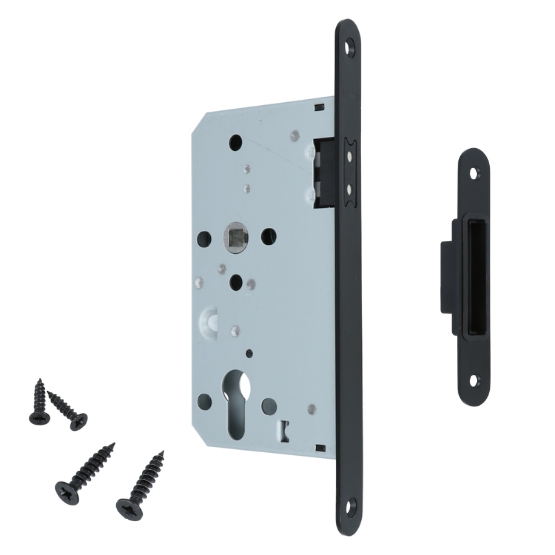 Loopslot magnetisch inclusief sluitplaat 20x235mm zwarte voorplaat - Afbeelding 2