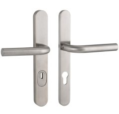 SKG3 PC72 kruk L op ovaal smal schild PRIO + kerntrekbeveiliging rvs