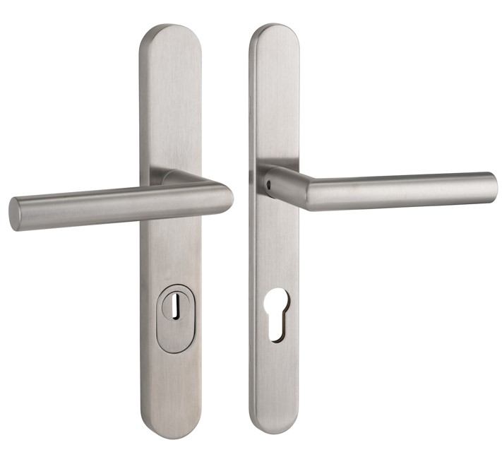 SKG3 PC72 kruk T op ovaal smal schild PRIO + kerntrekbeveiliging rvs