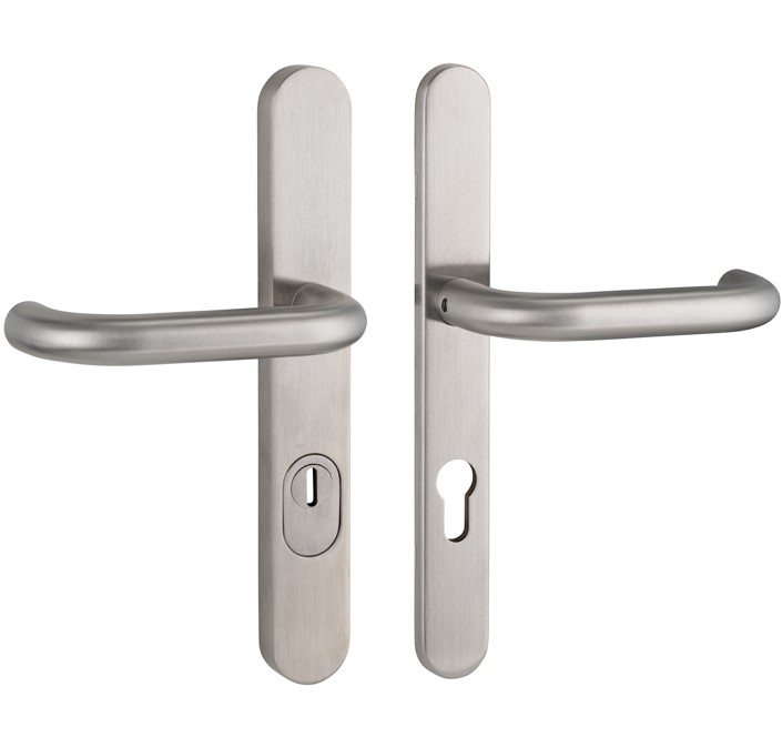 SKG3 PC72 kruk U op ovaal smal schild PRIO + kerntrekbeveiliging rvs