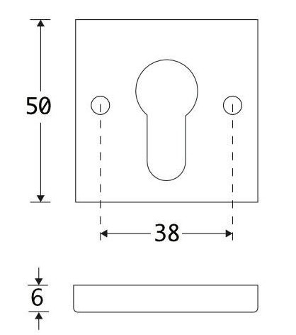Set van twee PC-Plaatjes Bauhaus messing antiek brons - Afbeelding 2