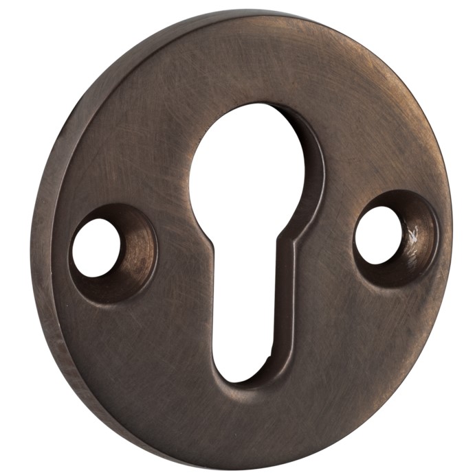 SKG3 cilinderrozet binnen Elegant messing antiek brons