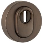 SKG3 cilinderrozet buiten + kerntrekbeveiliging Elegant messing antiek brons