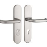 SKG3 PC92 kruk U op ovaal schild TOP + kerntrekbeveiliging rvs