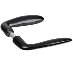 Deurklink Lake aluminium zwart