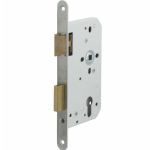 Nemef insteekslot 649 DIN links PC72 met afgeronde rvs voorplaat