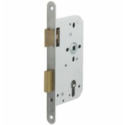 Nemef insteekslot 649 DIN links PC72 met afgeronde rvs voorplaat