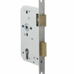 Nemef insteekslot 649 DIN rechts PC72 met afgeronde rvs voorplaat