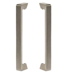 Set deurgrepen nikkel mat 200 mm