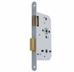 Nemef toilet-badkamer slot 644 DIN rechts WC72/8 met afgeronde voorplaat wit