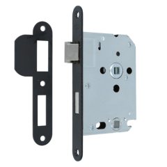 ODShop wc-badkamerslot WC63/8 met zwarte voorplaat