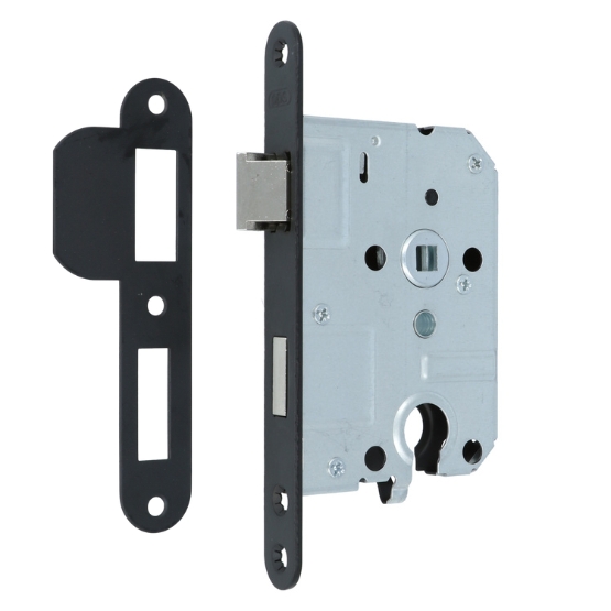 ODShop cilinder dag en nachtslot PC55 met zwarte voorplaat