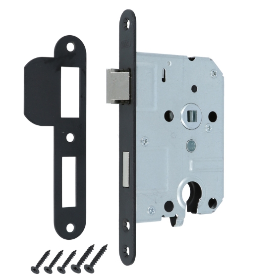 ODShop cilinder dag en nachtslot PC55 met zwarte voorplaat - Afbeelding 3