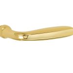 Deurklink Banaan messing ongelakt