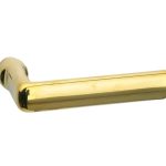 Deurklink Padania messing ongelakt