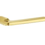 Deurklink Piatto messing ongelakt