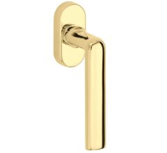 Draaikiepgarnituur Padania/Elegant messing ongelakt