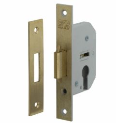 Nemef haakschootslot 608 met messing voorplaat