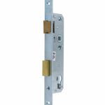 Nemef smaldeurslot PC92 DIN links 8791/14-30 mm rechthoekige verzinkte voorplaat